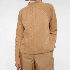MaxMara Camel Wool and Cashmere Sweater